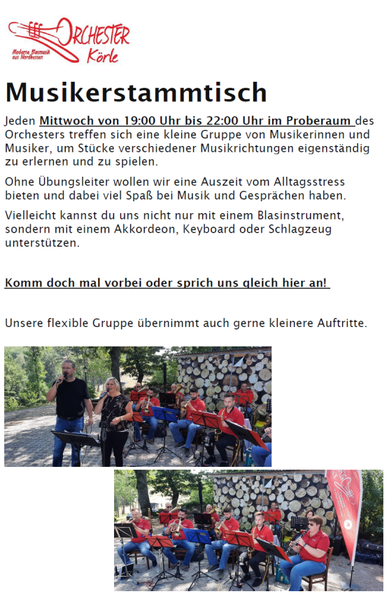 Musikerstammtisch